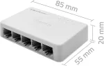 QOLTEC Network SWITCH 5xRJ45 port 1000Mbps LAN