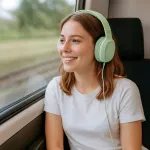 HAMA Fun c over ear headphones green