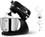SALENTE DigiChef2, food processor, 6 liter bowl, all-metal, digital display, black