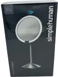 Simplehuman Peegel kokkupandav anduris&uuml;steemiga, 12 cm, laetav, harjatud roostevaba teras
