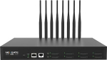 YEASTAR NeoGate TG800 IP GSM Gateway, 8xGSM port, 1xLAN