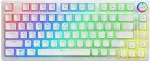 Klaviatuur SAVIO Phenix WHITE GAT RED PUD keyboard Gaming USB + Bluetooth QWERTY US International