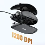Hiir Ugreen Wired mouse optical 1200 DPI - black