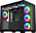 FSP M341-BA/Midi Tower/Transpar./Black
