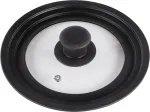 HAMA Xavax Universaldeckel mit Dampfloch f&uuml;r T&ouml;pfe und Pfannen, 24, 26, 28 cm, Glas (00111545)