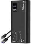 OBAL:ME PACKAGING: ME EnergyPulse Powerbank 20000mAh 22.5W Black