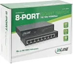 Inline - Switch - 8 x 10/100/1000 - Desktop (32308M)