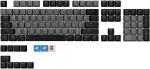 Klaviatuur SHARKOON SKILLER SAC20, keycap (black, 114 pieces, ANSI layout (US))