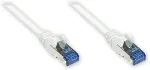GoodConnections Patchkabel mit Rastnasenschutz, Cat. 6A, S/FTP, PiMF, halogenfrei, 500MHz, wei&szlig;, 3m,