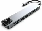 No name INCA Adapter ITPC-7T Typ C > 3XUSB-A, 1xRJ45, 1000mbps