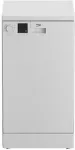 N&otilde;udepesumasin Beko Free standing Dishwasher DVS05024W, Energy class E (old A++), 45 cm, 5 programs, White