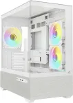 Korpus SHARKOON MK7 ARGB mATX Case 2xGlass White