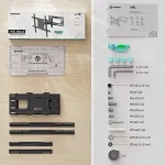 ONKRON TV SET ACC WALL MOUNT/40-75"/BLACK M7L-B