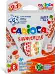 Carioca Viltpliiatsid-templid , 6 v&auml;rvi