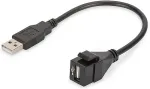 Digitus Professional DN-93402 - Modulare Eingabe - USB 2.0 Type A - Schwarz, RAL 9005