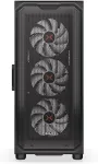 Korpus KRUX Krux Orona, tower case black, tempered glass