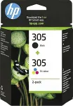 Tooner Hp 305 Sort Farve (cyan, magenta, gul) Bl&aelig;k 6ZD17AE#301