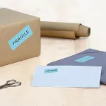 Herma Special - Permanent selbstklebende, matte Papieretiketten - Blau - 105 x 42,3 mm - 280 Etikett(en) (20 Bogen x 14) (5060)