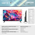 Teler Metz MQH7030Z 109.2 cm (43") Full HD Smart TV Black