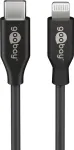 Goobay Lightning-kabel 2m sort MFi