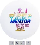 Discmania Discgolf Distance Driver MENTOR Active White 11/5/-2/2