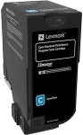 Tooner LEXMARK - Hohe Ergiebigkeit - cyan - Original - Tonerpatrone LCCP - f&uuml;r Lexmark CS720de, CS720dte, CS725de, CS725dte, CX725de, CX725dhe, CX725dthe (74C2SC0)