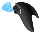 Erolab Dolphin Vacuum Clitoral Massager Black (VVS01b)