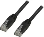 DELTACO U/UTP Cat6 patchkabel 1,5m, svart