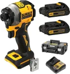 Dewalt 18v impact driver 3 gears; 208nm; trunk; 2x2ah