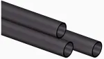 CORSAIR XT Hardline Satin 14 mm, tube (black (matt), 3x 14 mm tube with 1 meter length, satin finish)