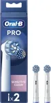 Hambahari Oral-B | Replaceable toothbrush heads | EB60X-2 Sensitive Clean Pro | Heads | For adults | Number of brush heads included 2 | White