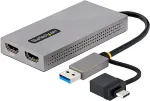 Startech USB TO DUAL HDMI ADAPTER USB-A OR C 1X 4K 30HZ 1X 1080P