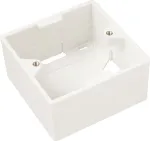 Solarix Surface-mounted box for SX9 socket, white, 80 x 80 x 41mm
