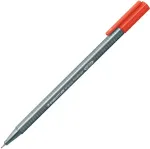 STAEDTLER Tindipliiats Triplus Fineliner, punane, 2 tk