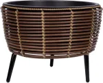 Home4you Lillepott WICKER 44x44xH34cm, pruun