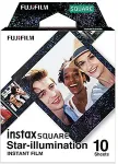 Fujifilm | Instax Square star Illumination Instant film (10pl) | 86 x 72 mm | Print Size: 86mm x 72mm, Image size: 62mm x 62mm | Quantity 10