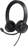 Trust HS-260 Headset Wired Neck-band Office/Call center USB Type-A Black