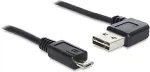 DELOCK 3m USB 2.0 A - micro-B m/m USB cable USB A Micro-USB B Black