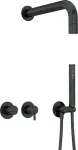 Deante Concealed shower set with hand shower - with horizontal mixer
