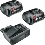 Bosch Starter-Set 18V 2x 2,5AH Battery + Charger