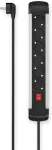 Hama Pikendusjuhe 6-Way, Switch, Wall Mounting, 1.5 m, alu