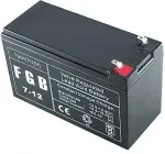 UPS EMU AKUMULIATORIUS 12V 7AH VRLA/FGB7-12