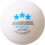 Donic Table tennis ball P40+ 3star ITTF 3pcs White