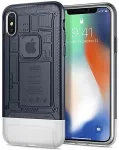 SPIGEN Classic C1 mobile phone case 14.7 cm (5.8") Cover Graphite