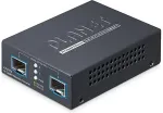 Planet 2-pordiline 10G/2.5G/1G/100BASE-X v&otilde;rgukonverter Black
