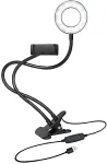 Logilink Smartphone-Ringlicht-Klemmhalterung, DM 8.5cm