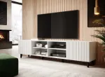 Cama MEBLE Cama RTV cabinet PAFOS 200x42x52 White matt