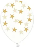 PartyDeco &otilde;hupall, 6 tk, 30 cm, l&auml;bipaistev, t&auml;hekestega
