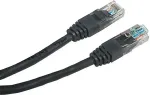 Equip Patchkabel Cat6 U/UTP 2xRJ45 1.00m schwarz PVC Polybeutel