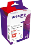 Armor WECARE ink set compatible with Canon PGI550BKXL+CLI551XL, CMYK